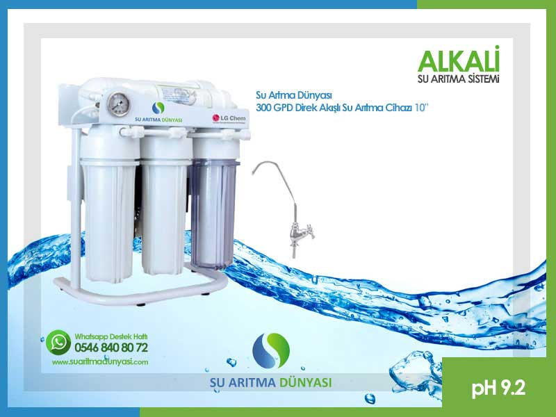 300 GPD Direkt Akışlı Su Arıtma Cihazı