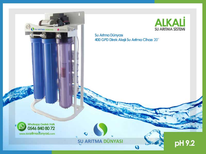 400 GPD Direkt Akışlı Su Arıtma Cihazı